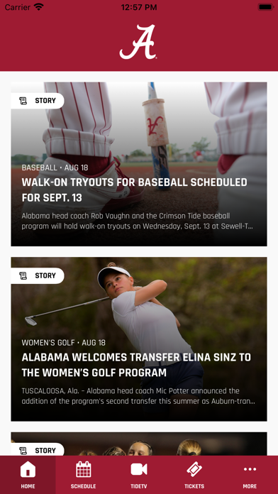 Alabama Crimson Tide Screenshot