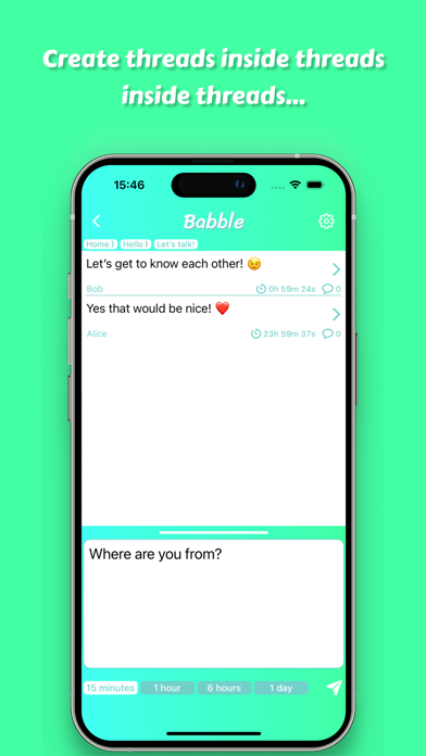 Babble - Chat with the World Screenshot