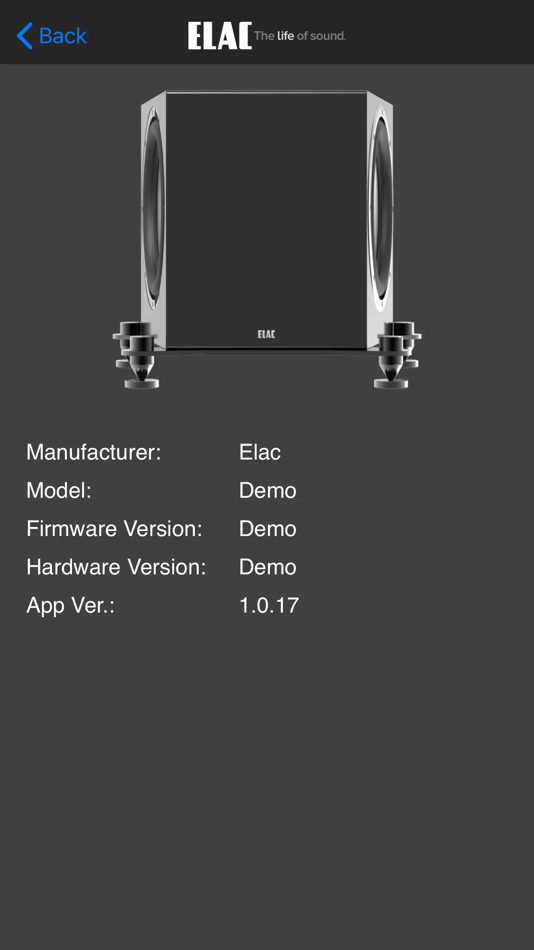 #6. Elac SUB Control 3000 Series (iOS) 由: ELAC Americas Inc.