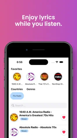 Game screenshot 70s Music Radio Stations FM AM apk