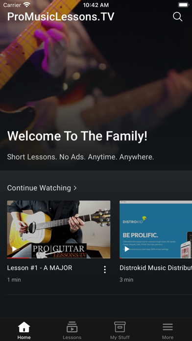 ProMusicLessons.TV Screenshot