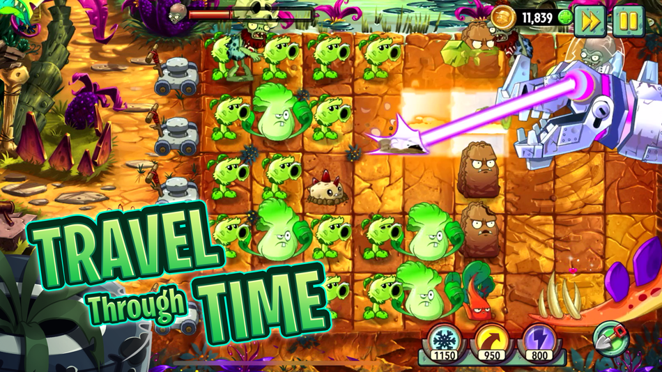 #9. Plants vs. Zombies™ 2 (iOS) Bởi: PopCap