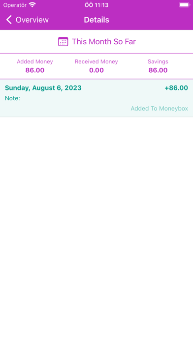 Moneybox: Track Your Savings Screenshot