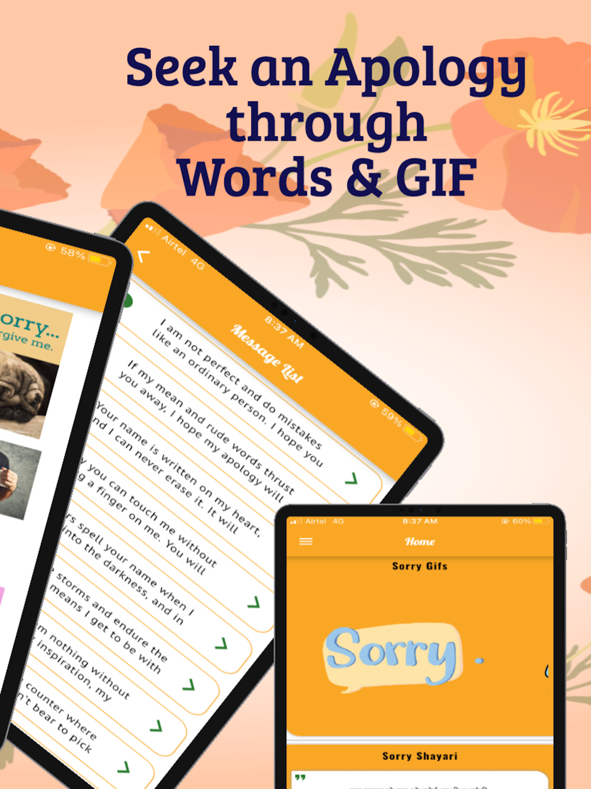 Sorry Forgive Card Status Gifs screenshot 12