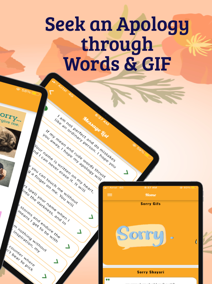 Sorry Forgive Card Status Gifs