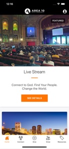 Area 10 Faith Community App screenshot #1 for iPhone