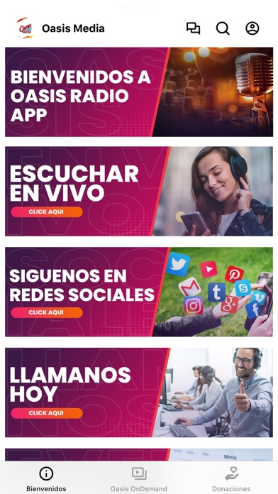 Oasis Media Screenshot