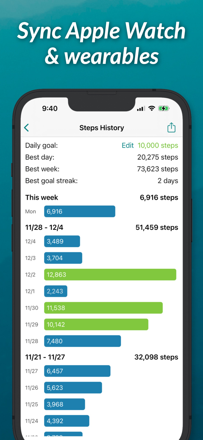 StepUp Pedometer Step Counter