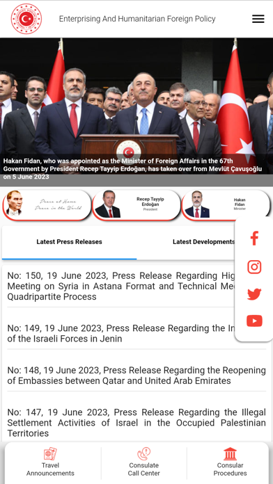 T.C. Dışişleri Bakanlığı Screenshot