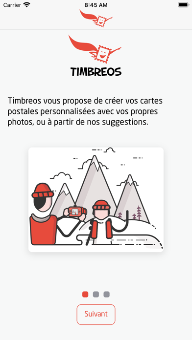 Timbreos, votre carte postale Screenshot