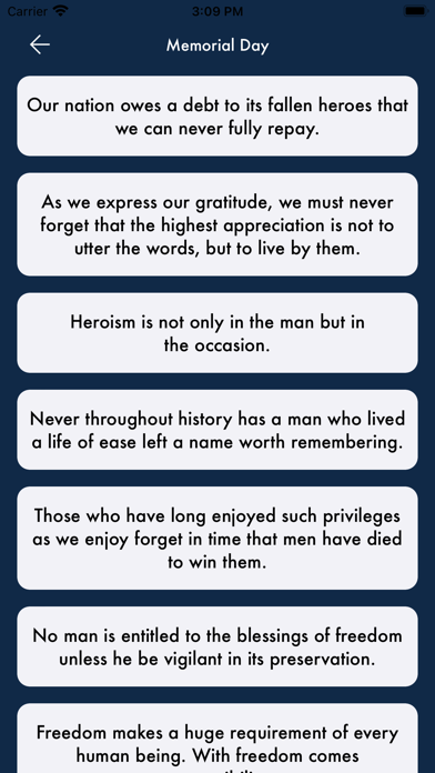 Memorial Day Wishes Card Frame Screenshot