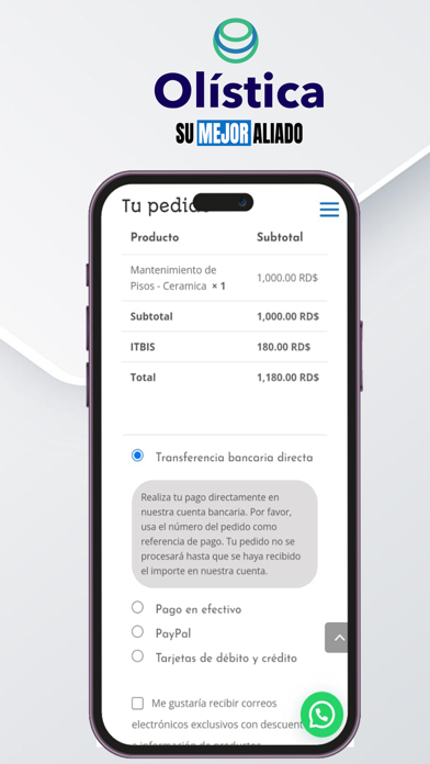 Olistica App Screenshot