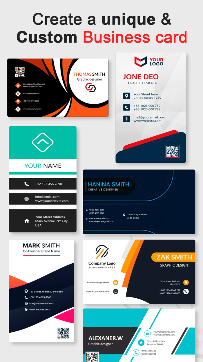 Business Card and Poster Maker