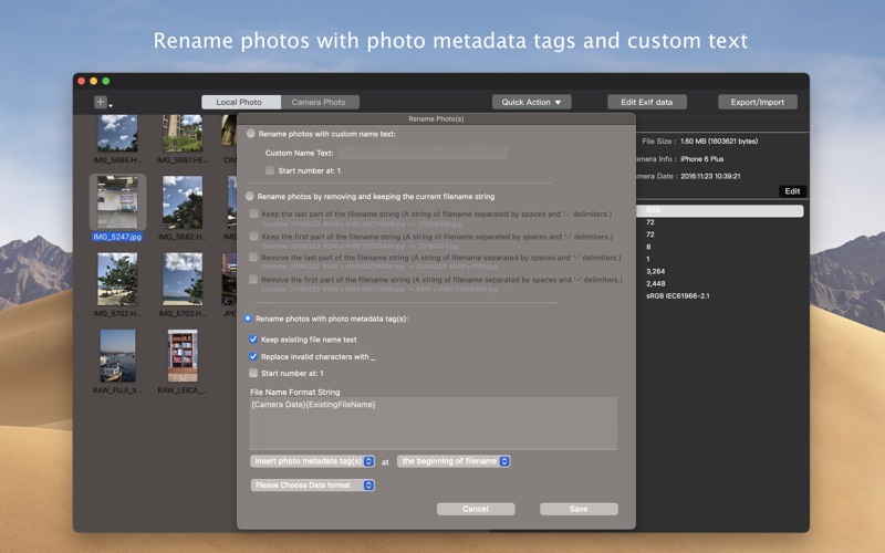Photo Exifer Screenshot