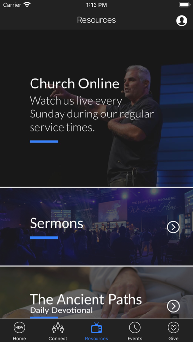 The Church International App Screenshot