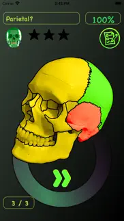 skull bones easy anatomy iphone screenshot 3