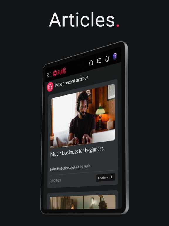 Full Jam Music Hub iPad screenshot 7 - Music app