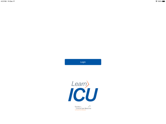 Learn ICU iPad screenshot 1 - Education app