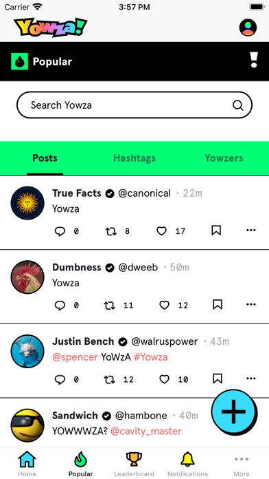 YOWZA · Cards Against Humanity Screenshot