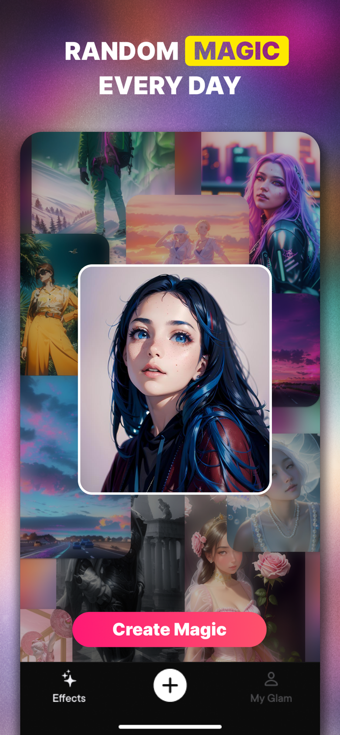 Glam AI Art Video Generator