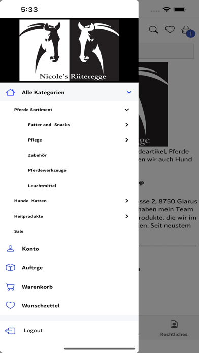 Nicole's Riiteregge GmbH Screenshot