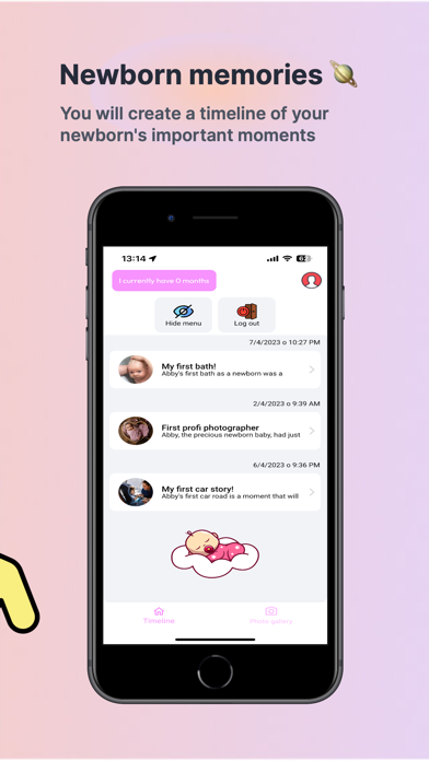 Screenshot #2 pour BabyBook album