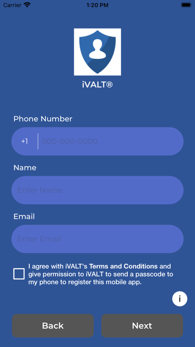 iVALT Screenshot