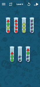 Watermelon Sort - Balls Puzzle screenshot #2 for iPhone