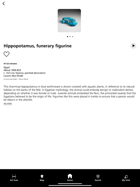 Louvre Abu Dhabi iPad screenshot 5 - Education app