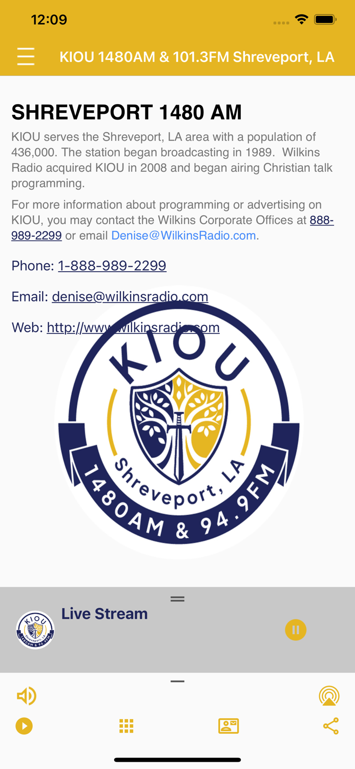 KIOU AM1480 FM94.9 Radio