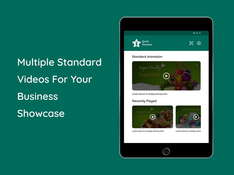 QuickReview Showcase