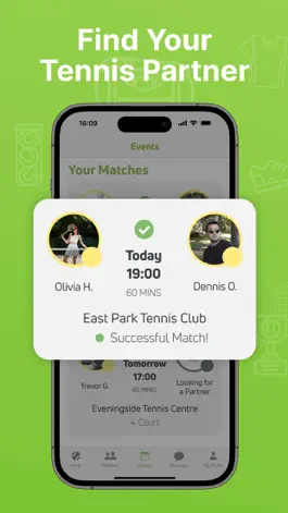 Game screenshot Kort: Find Tennis Partners apk