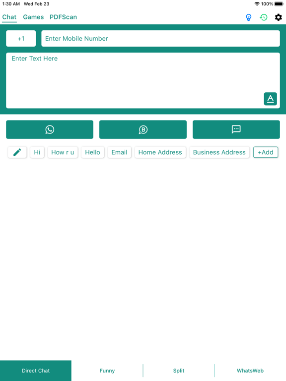 Screenshot #4 pour Whats Direct Chat - Whats Wab