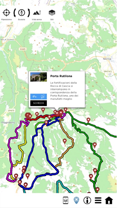Cascia spiritualità e natura Screenshot