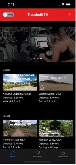 Game screenshot Treadmill TV - Trail Sceneries mod apk
