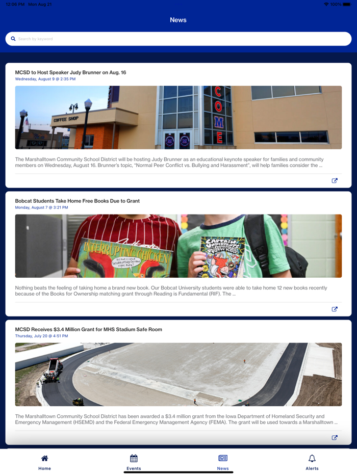 Marshalltown CSD App