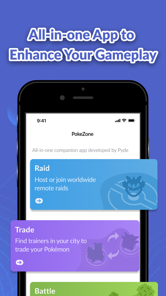 #2. PokeZone - Raid, Friends, PvP (iOS) 由: PYDE TECHNOLOGIES LTD