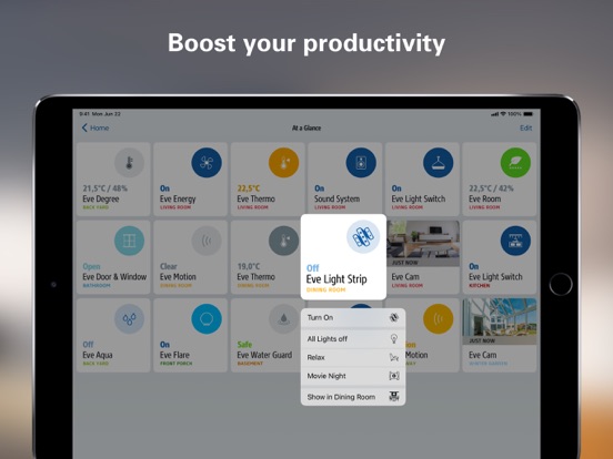 Eve for Matter & HomeKit iPad