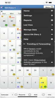 rheumatoid arthritisdiary 3 iphone screenshot 2