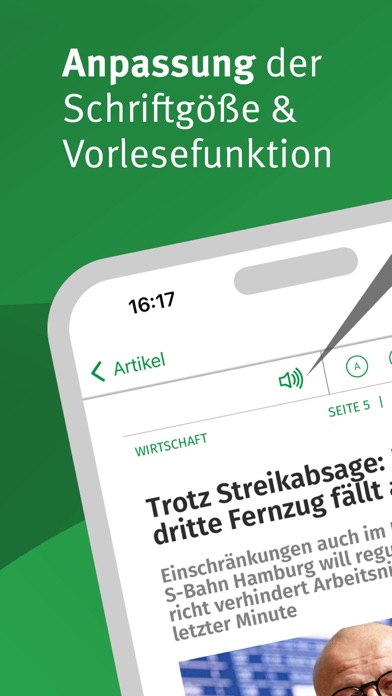 Bergedorfer Zeitung EPaper Screenshot