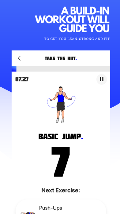 Jump Rope Training App Screenshot