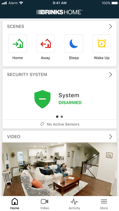 Brinks Home Security Screenshot