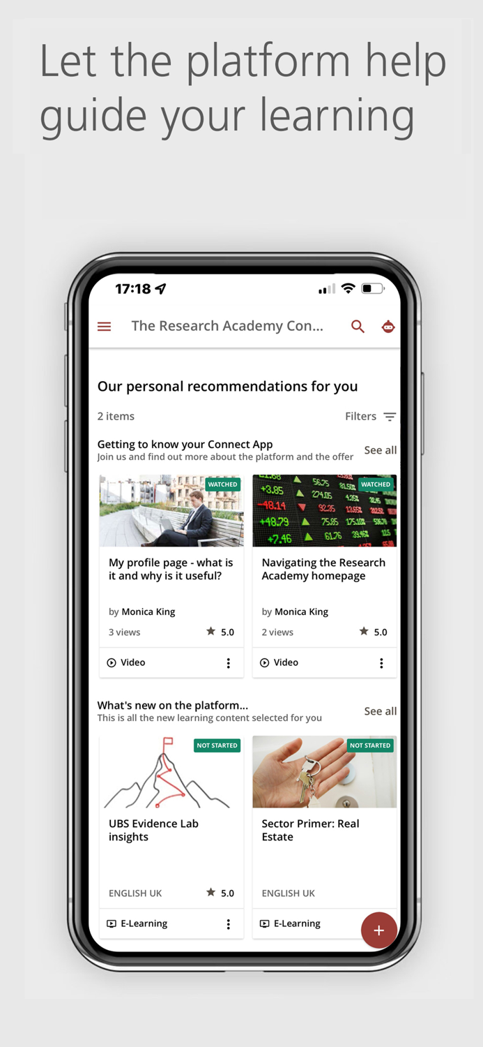 Connect UBS Research Academy