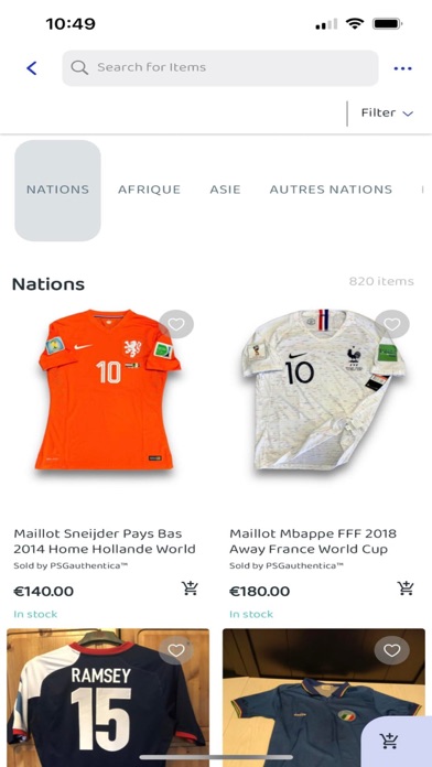 Your Football Shirt Screenshot