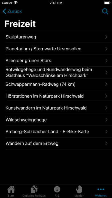 Rathaus App Ursensollen Screenshot