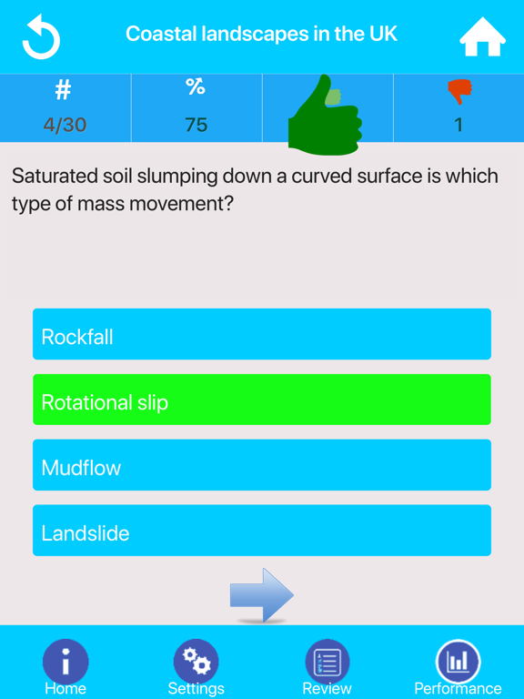 Screenshot #6 pour GCSE Geography Quiz