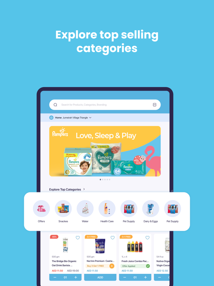 Drops Food and Grocery Shopping