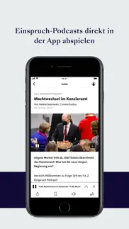 f.a.z. einspruch iphone bildschirmfoto 2