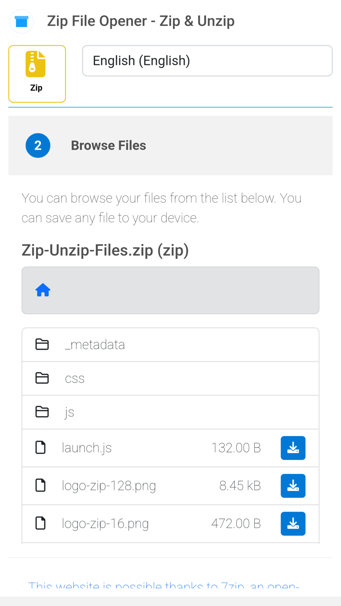 Zip and Unzip - Zip Opener
