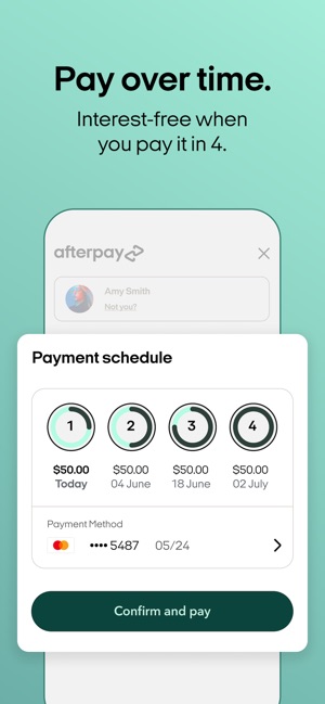 AfterPay Layaway Program Details